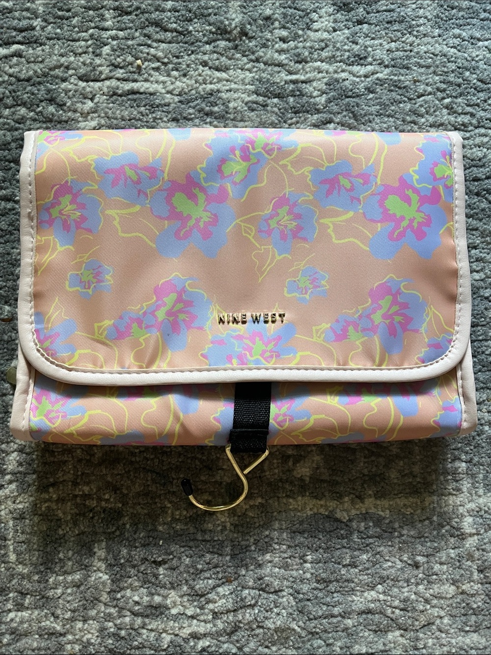Nine West Floral Pink and Lavender Jewelry Organizer